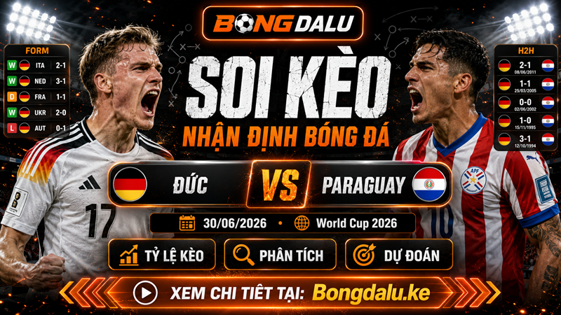 Lực lượng dự kiến của Đức vs Paraguay sắp tới